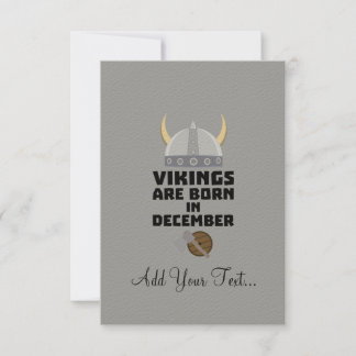 Vikings sind im Dezember Zzun4 geboren
