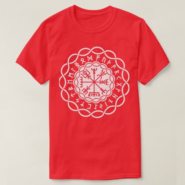 Vikings Viking Compass Yggdrasil T-Shirt (Design vorne)
