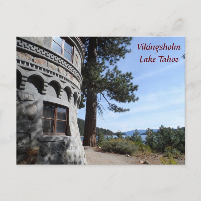 Vikingsholm-See Tahoe Postkarte (Vorderseite)