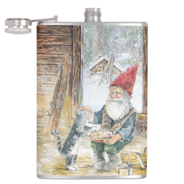 Vikta julkort helgkort flachmann (Geöffnet)