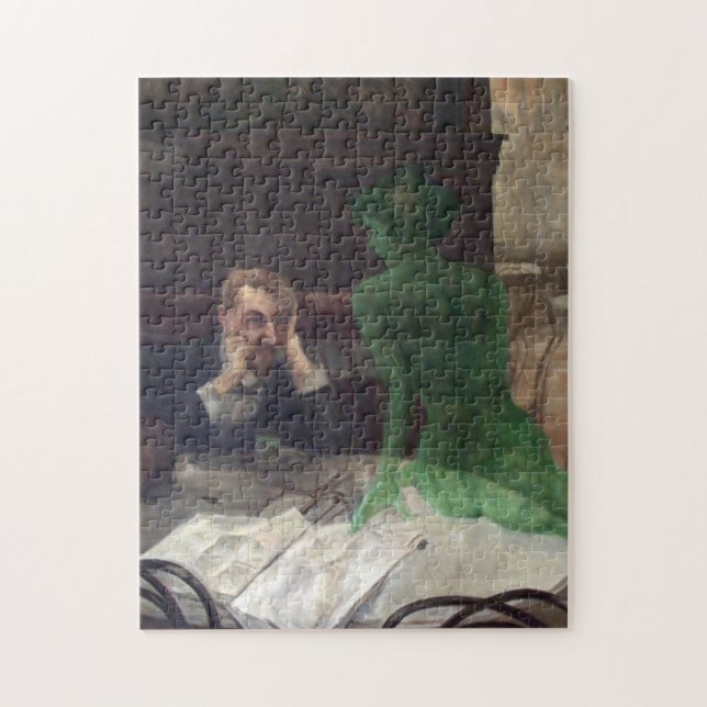 Viktor Oliva Der Absinthtrinker Puzzle (Vertikal)