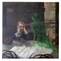 Viktor Oliva The Absinthe Drinker Poster