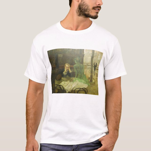 Viktor Oliva. Wermut-Trinker T-Shirt (Vorderseite)