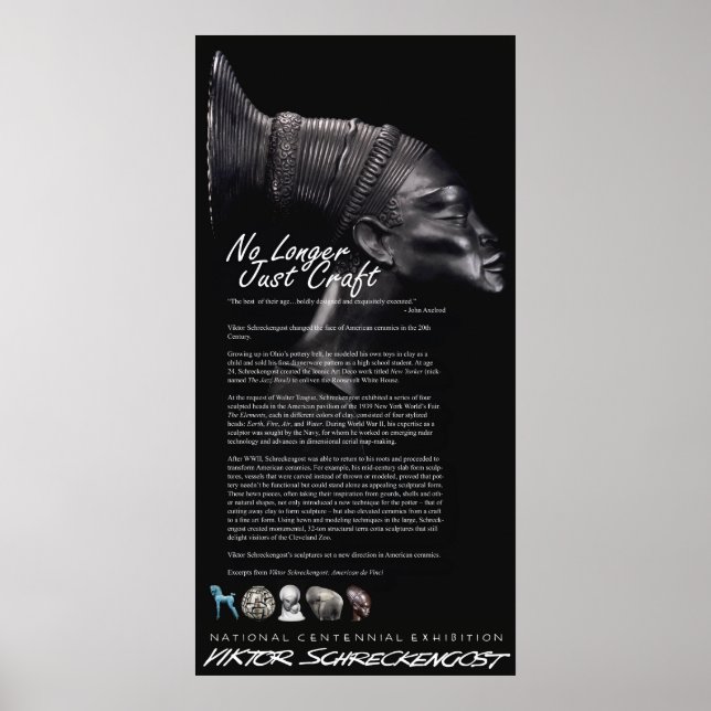 Viktor Schreckengost Keramiken Vermächtnis Poster (Vorne)