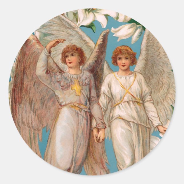Viktorianisch Angel Stickers (Vorderseite)