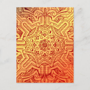 Viktorianisch Arabesque, IDALIS - Sonnenuntergang Postkarte