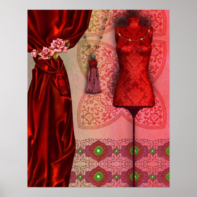 Viktorianisch Arabesque, OPHELIA - Gothique Poster (Vorne)