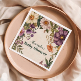 Viktorianisch Art Nouveau Babydusche Serviette