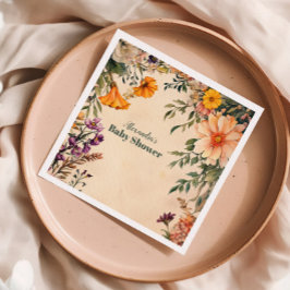 Viktorianisch Art Nouveau Babydusche Serviette