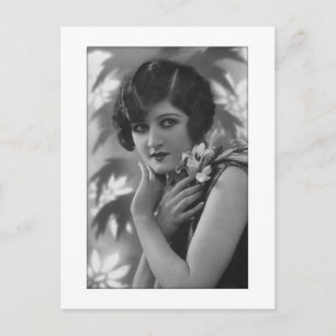 Viktorianisch atemberaubend in Schwarzweiß Postkarte