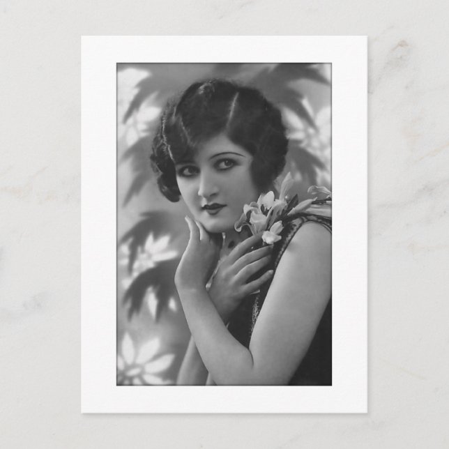 Viktorianisch atemberaubend in Schwarzweiß Postkarte (Vorderseite)