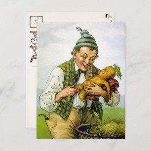 Viktorianisch Baby Carrot Postcard  Postkarte