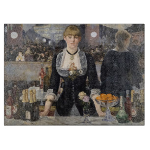 Viktorianisch Barmaid Girl in Folies Bergere, Fran Schneidebrett