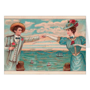 Viktorianisch Beach Liebe Dressy Ocean Wedple