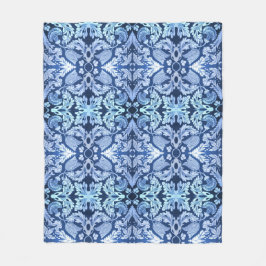 Viktorianisch-blaues Fleece Blanket