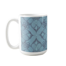 Viktorianisch Blue Blume Lattice Design Style