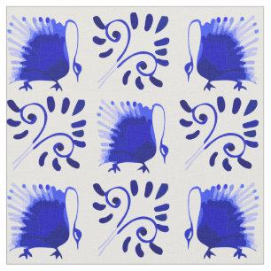 Viktorianisch Blue Swans William Morris Pattern Vi Stoff