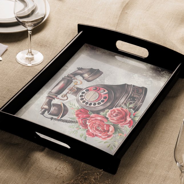 Viktorianisch Boudoir | Antikes Gold Rose Telefon Seidenpapier (Von Creator hochgeladen)