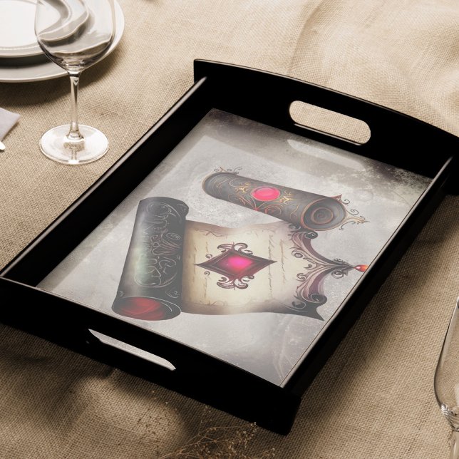 Viktorianisch Boudoir | Antique Magic Scroll mit E Seidenpapier (Von Creator hochgeladen)