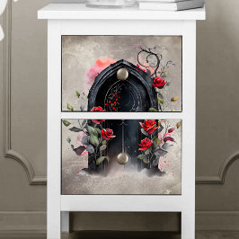 Viktorianisch Boudoir | Einstiegstür der geheimen  Seidenpapier