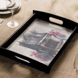 Viktorianisch Boudoir Schreibtisch aus antikem H Seidenpapier