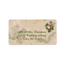 Viktorianisch Bush Garden Wedding Labels Adressaufkleber