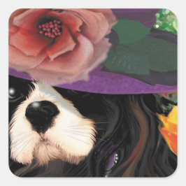 Viktorianisch Cavalier King Charles Sticker