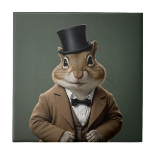 Viktorianisch Chipmunk Fliese