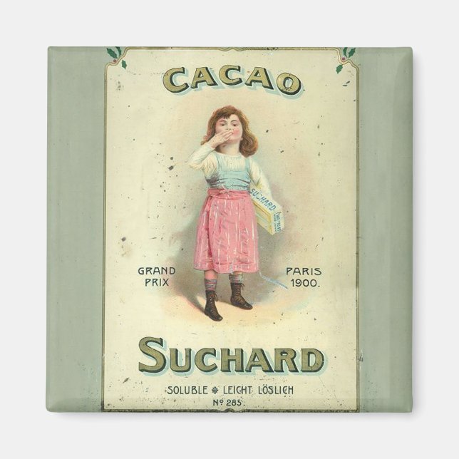 Viktorianisch Chocolate Kiss Girl Sugar Magnet (Vorne)