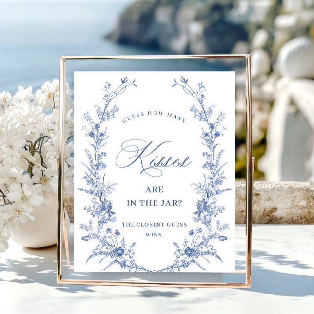 Viktorianisch Dusty Blue French Garden Brautparty Poster (Von Creator hochgeladen)