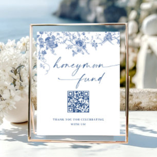 Viktorianisch Dusty Blue French Garden Honeymoon F Poster