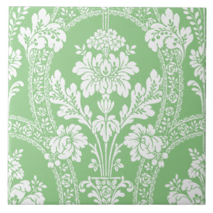 Viktorianisch Era Damask Blumenmuster Fliese
