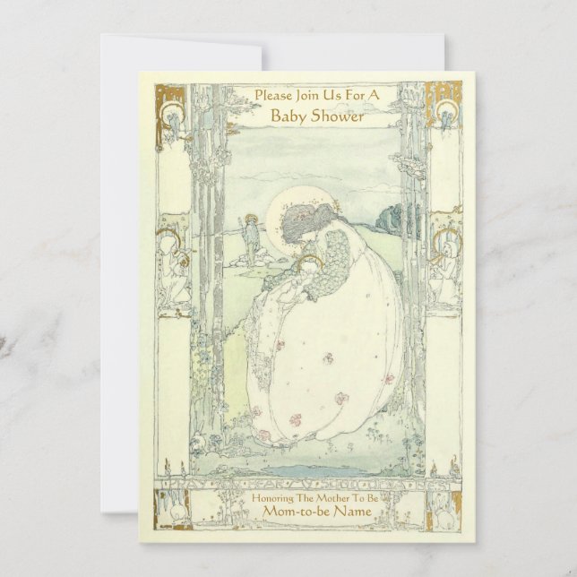 Viktorianisch Era Jessie Marion King Einladung (Vorderseite)