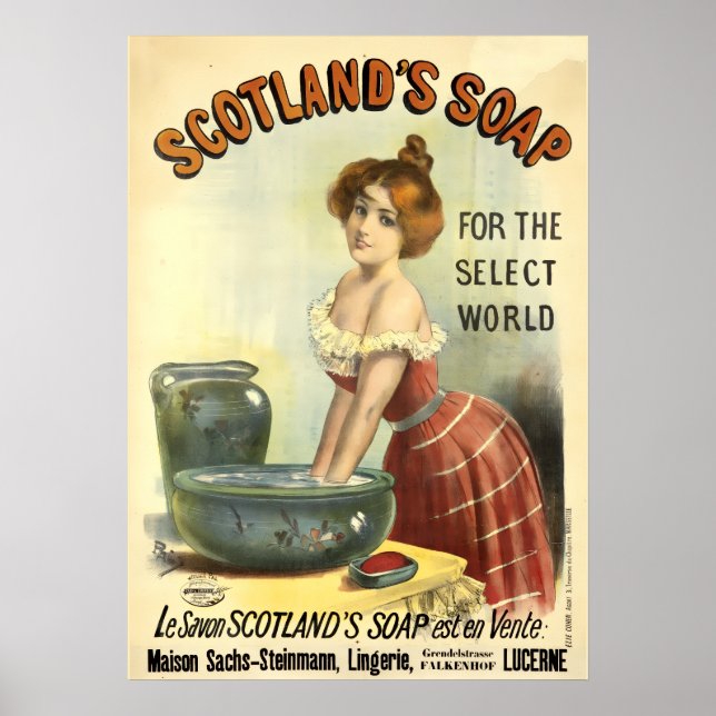 Viktorianisch Era Soap Ad von Jean de Paleologue Poster (Vorne)