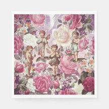 Viktorianisch Garden Luncheon Paper Napkins
