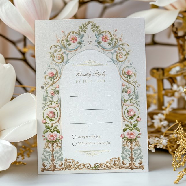 Viktorianisch Garden Wedding UAWG Invitation Card Einladung (Von Creator hochgeladen)