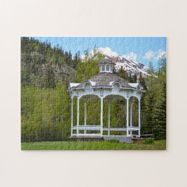Viktorianisch Gazebo, Silverton, Colorado Jigsaw P Puzzle (Horizontal)