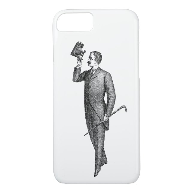 Viktorianisch Gentleman Selfie Case-Mate iPhone Hülle (Rückseite)