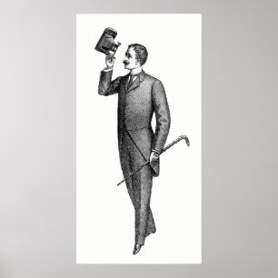 Viktorianisch Gentleman Selfie Poster