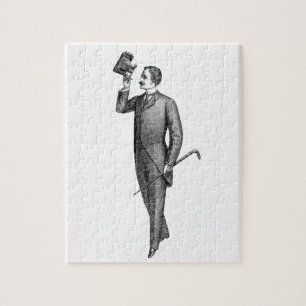 Viktorianisch Gentleman Selfie Puzzle
