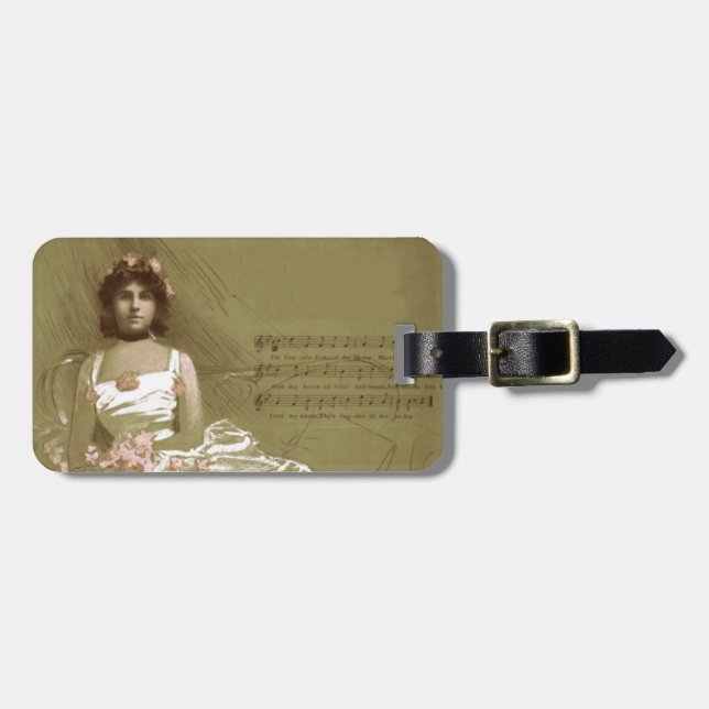 viktorianisch gepäckanhänger (Vorderseite horizontal)