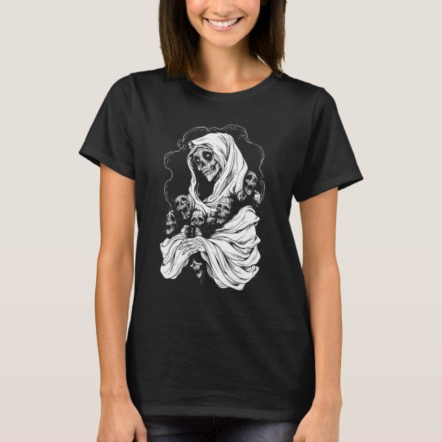 Viktorianisch Ghost Spooky Creepy Horror Gothic Ed T-Shirt (Vorderseite)