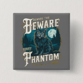 Viktorianisch Gothic Maine Coon Mysterious Night Button