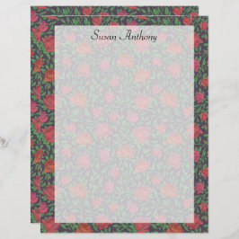 Viktorianisch Gothic Perfect Red & Fuchsia Rose Pa