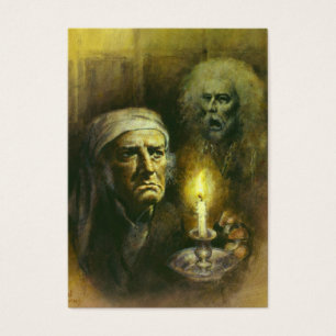 Viktorianisch Gothic Scrooge ACEO Business Card