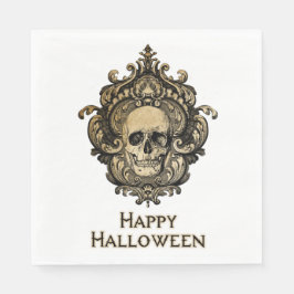 Viktorianisch Gothic Skull Halloween Napkins Serviette