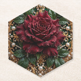 Viktorianisch-gotisches Floral Untersetzer