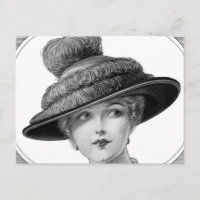 Viktorianisch Hat Lady
