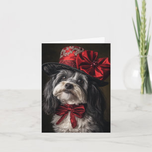 Viktorianisch Havanese Dog Weihnachten