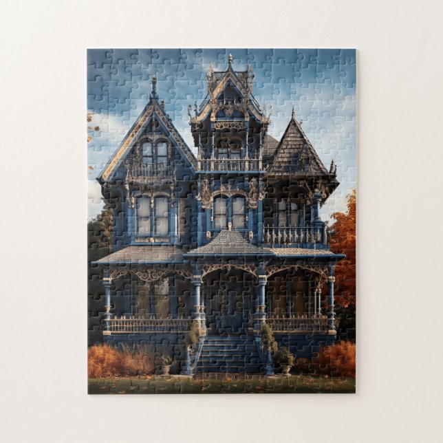VIKTORIANISCH HOUSE GOTHIC JIGSAW PUZZLE (Vertikal)